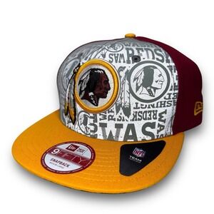 New Era 9Fifty Washington Redskins NFL Snapback Hat Reflective NWT Cap
